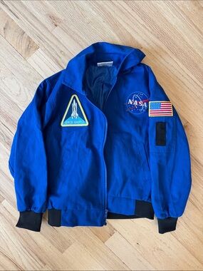 Kids NASA Blue Space Shuttle Costume Jacket